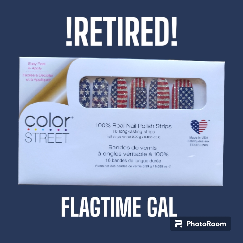 🆕 🇺🇲FLAGTIME GAL| RETIRED FULL SET| 4TH OF JULY SPARKLES 🇺🇲🆕